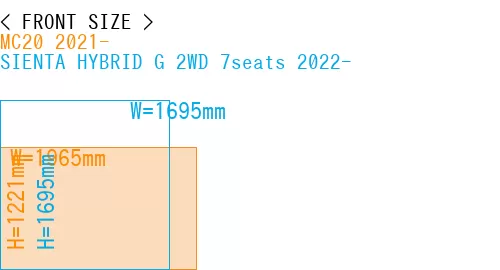 #MC20 2021- + SIENTA HYBRID G 2WD 7seats 2022-